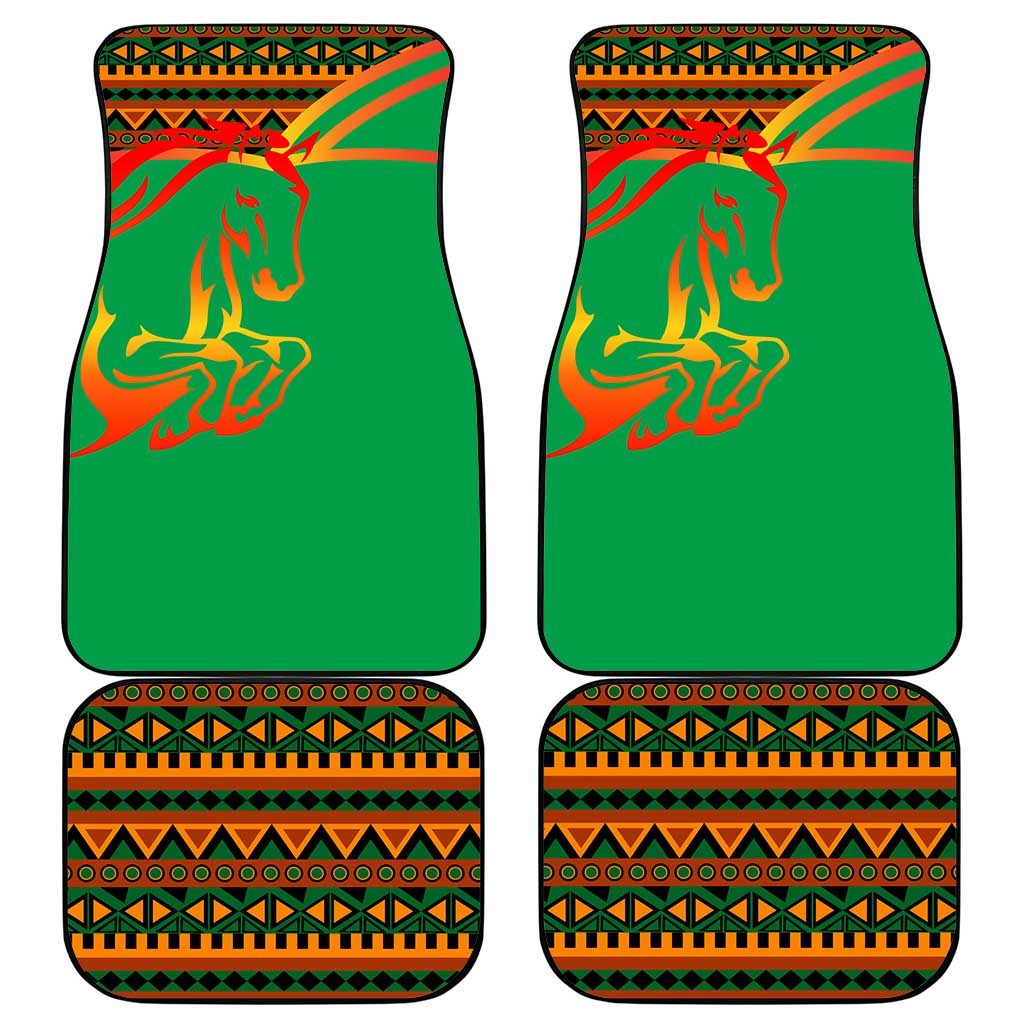 Burkina Faso Heritage Car Mats Tribal Spears and National Emblem - African Pride