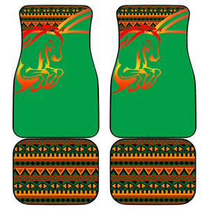 Burkina Faso Heritage Car Mats Tribal Spears and National Emblem - African Pride
