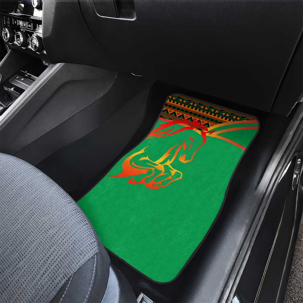 Burkina Faso Heritage Car Mats Tribal Spears and National Emblem - African Pride