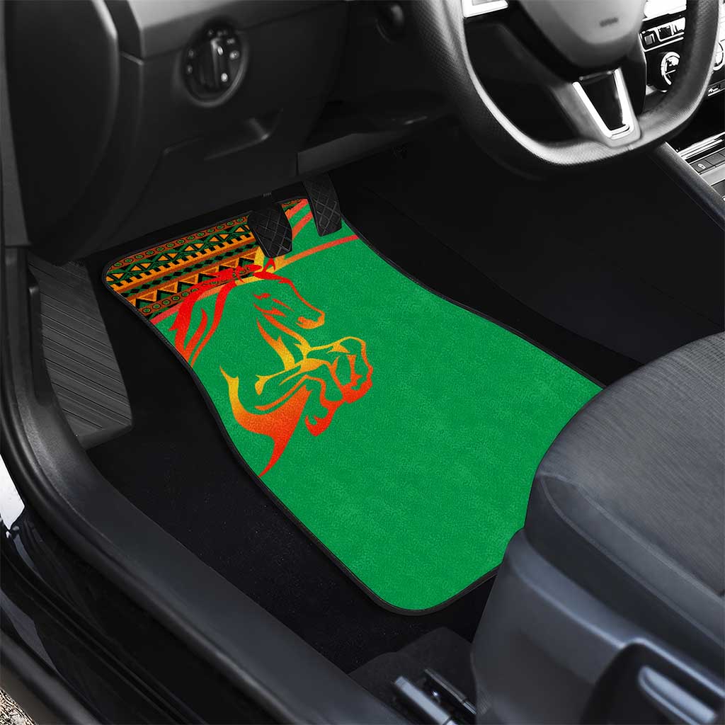 Burkina Faso Heritage Car Mats Tribal Spears and National Emblem - African Pride