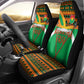 Burkina Faso Heritage Car Seat Cover Tribal Spears and National Emblem - African Pride