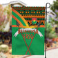Burkina Faso Heritage Garden Flag Tribal Spears and National Emblem - African Pride