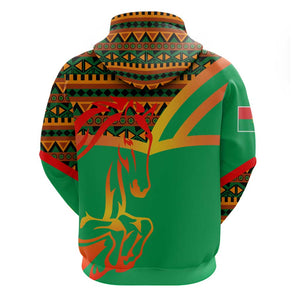 Burkina Faso Heritage Hoodie Tribal Spears and National Emblem - African Pride