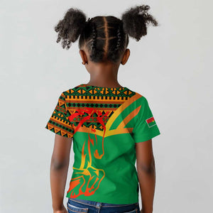 Burkina Faso Heritage Kid T shirt Tribal Spears and National Emblem - African Pride