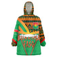 Burkina Faso Heritage Kid Wearable Blanket Hoodie Tribal Spears and National Emblem - African Pride