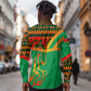 Burkina Faso Heritage Long Sleeve Button Shirt Tribal Spears and National Emblem - African Pride