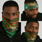 Burkina Faso Heritage Neck Gaiter Tribal Spears and National Emblem - African Pride