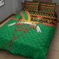 Burkina Faso Heritage Quilt Bed Set Tribal Spears and National Emblem - African Pride