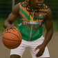Burkina Faso Heritage Sleeveless Zip Hoodie Tribal Spears and National Emblem - African Pride