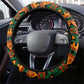 Burkina Faso Heritage Steering Wheel Cover Tribal Spears and National Emblem - African Pride