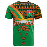 Burkina Faso Heritage T shirt Tribal Spears and National Emblem - African Pride