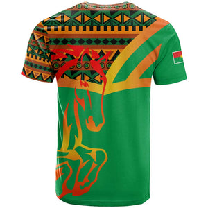 Burkina Faso Heritage T shirt Tribal Spears and National Emblem - African Pride