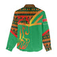Burkina Faso Heritage Women Casual Shirt Tribal Spears and National Emblem - African Pride