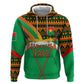 Burkina Faso Heritage Zip Hoodie Tribal Spears and National Emblem - African Pride