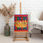 Burkina Faso Canvas Wall Art Kente Flag Red Green Blue Geometric - African Pride