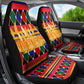 Burkina Faso Car Seat Cover Kente Flag Red Green Blue Geometric - African Pride