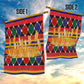Burkina Faso Garden Flag Kente Flag Red Green Blue Geometric - African Pride