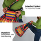 Burkina Faso Grocery Bag Kente Flag Red Green Blue Geometric - African Pride