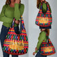 Burkina Faso Grocery Bag Kente Flag Red Green Blue Geometric - African Pride