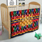 Burkina Faso Quilt Kente Flag Red Green Blue Geometric - African Pride