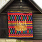 Burkina Faso Quilt Kente Flag Red Green Blue Geometric - African Pride