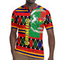 Burkina Faso Rugby Jersey Kente Flag Red Green Blue Geometric - African Pride