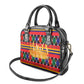 Burkina Faso Shoulder Handbag Kente Flag Red Green Blue Geometric - African Pride