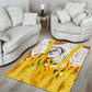 Burkina Faso Rising Horse Area Rug Golden Harvest and National Pride - African Pride