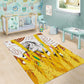 Burkina Faso Rising Horse Area Rug Golden Harvest and National Pride - African Pride