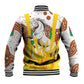Burkina Faso Rising Horse Baseball Jacket Golden Harvest and National Pride - African Pride