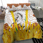 Burkina Faso Rising Horse Bedding Set Golden Harvest and National Pride - African Pride