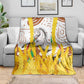 Burkina Faso Rising Horse Blanket Golden Harvest and National Pride - African Pride