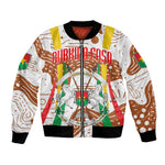 Burkina Faso Rising Horse Bomber Jacket Golden Harvest and National Pride - African Pride