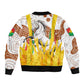 Burkina Faso Rising Horse Bomber Jacket Golden Harvest and National Pride - African Pride