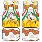 Burkina Faso Rising Horse Car Mats Golden Harvest and National Pride - African Pride