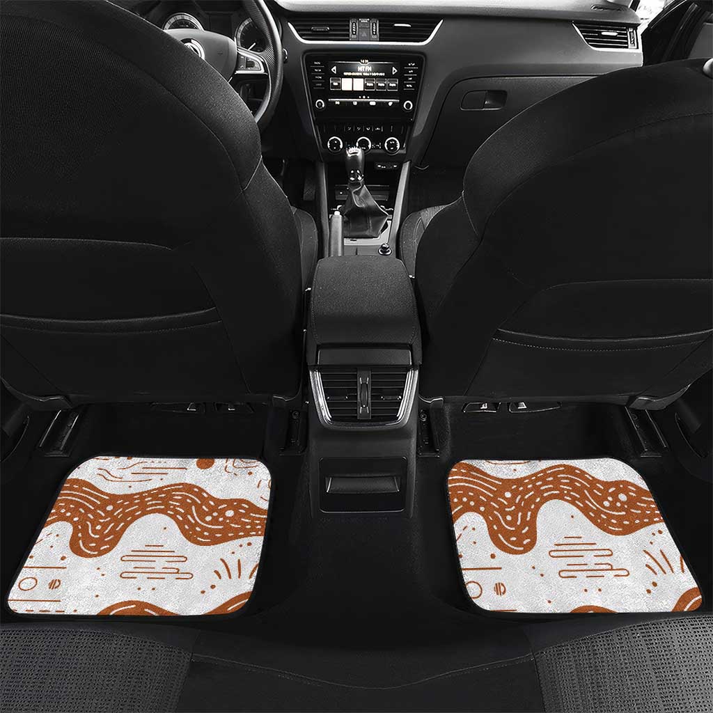 Burkina Faso Rising Horse Car Mats Golden Harvest and National Pride - African Pride