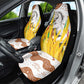 Burkina Faso Rising Horse Car Seat Cover Golden Harvest and National Pride - African Pride