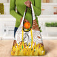 Burkina Faso Rising Horse Grocery Bag Golden Harvest and National Pride - African Pride