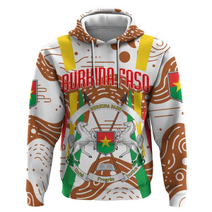 Burkina Faso Rising Horse Hoodie Golden Harvest and National Pride - African Pride