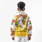 Burkina Faso Rising Horse Kid Hoodie Golden Harvest and National Pride - African Pride