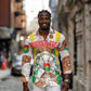 Burkina Faso Rising Horse Long Sleeve Button Shirt Golden Harvest and National Pride - African Pride