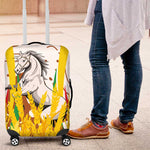 Burkina Faso Rising Horse Luggage Cover Golden Harvest and National Pride - African Pride
