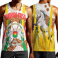 Burkina Faso Rising Horse Men Tank Top Golden Harvest and National Pride - African Pride