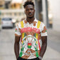Burkina Faso Rising Horse Polo Shirt Golden Harvest and National Pride - African Pride