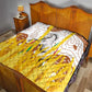 Burkina Faso Rising Horse Quilt Golden Harvest and National Pride - African Pride