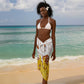 Burkina Faso Rising Horse Sarong Golden Harvest and National Pride - African Pride