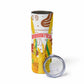 Burkina Faso Rising Horse Skinny Tumbler Golden Harvest and National Pride - African Pride