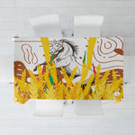 Burkina Faso Rising Horse Tablecloth Golden Harvest and National Pride - African Pride