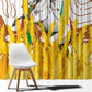Burkina Faso Rising Horse Window Curtain Golden Harvest and National Pride - African Pride