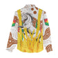 Burkina Faso Rising Horse Women Casual Shirt Golden Harvest and National Pride - African Pride